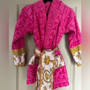 Versace robe small pink